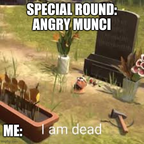 Heavy is dead | SPECIAL ROUND: ANGRY MUNCI; ME: | image tagged in heavy is dead | made w/ Imgflip meme maker