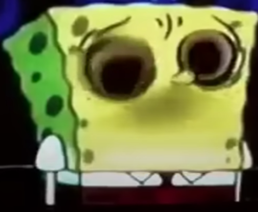 Spongebob sad Blank Template - Imgflip