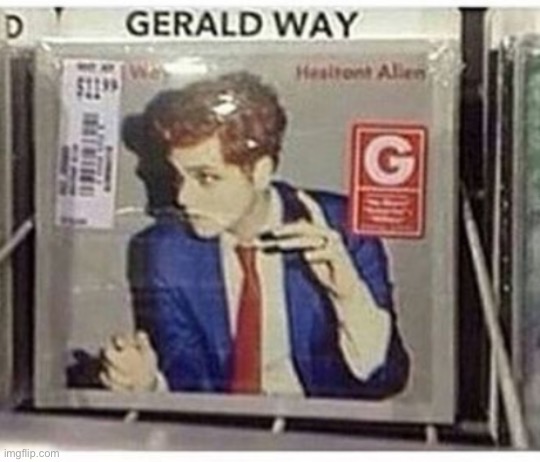 Gerard Way Not Gerald | image tagged in gerard way not gerald | made w/ Imgflip meme maker