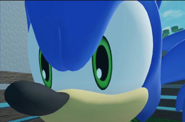 sonic large nose Blank Meme Template