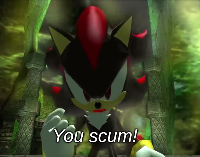 Shadow you scum Blank Meme Template