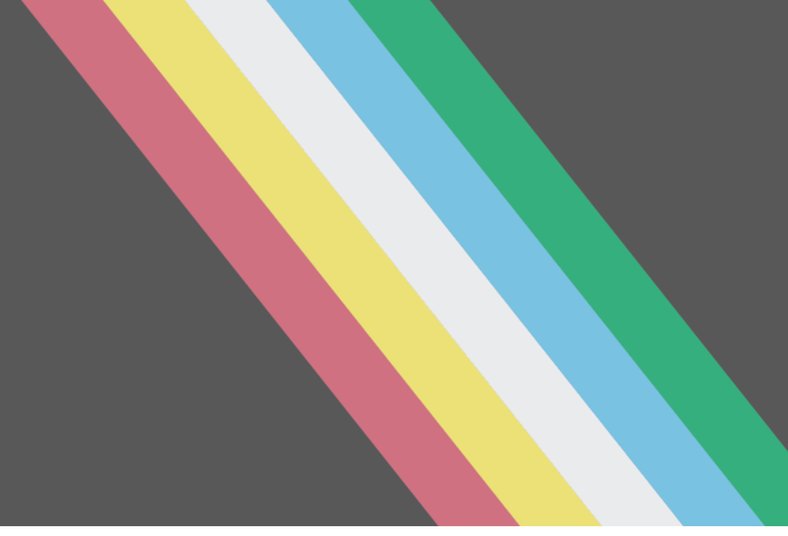 Disability pride flag Blank Meme Template