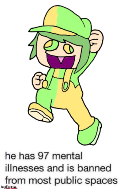 image tagged in corcoran the super transparent,he has 97 mental illnesses | made w/ Imgflip meme maker