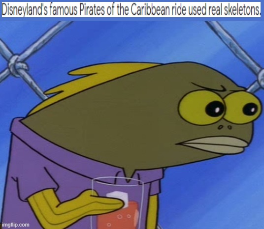 What? | image tagged in spongebob long neck fish | made w/ Imgflip meme maker