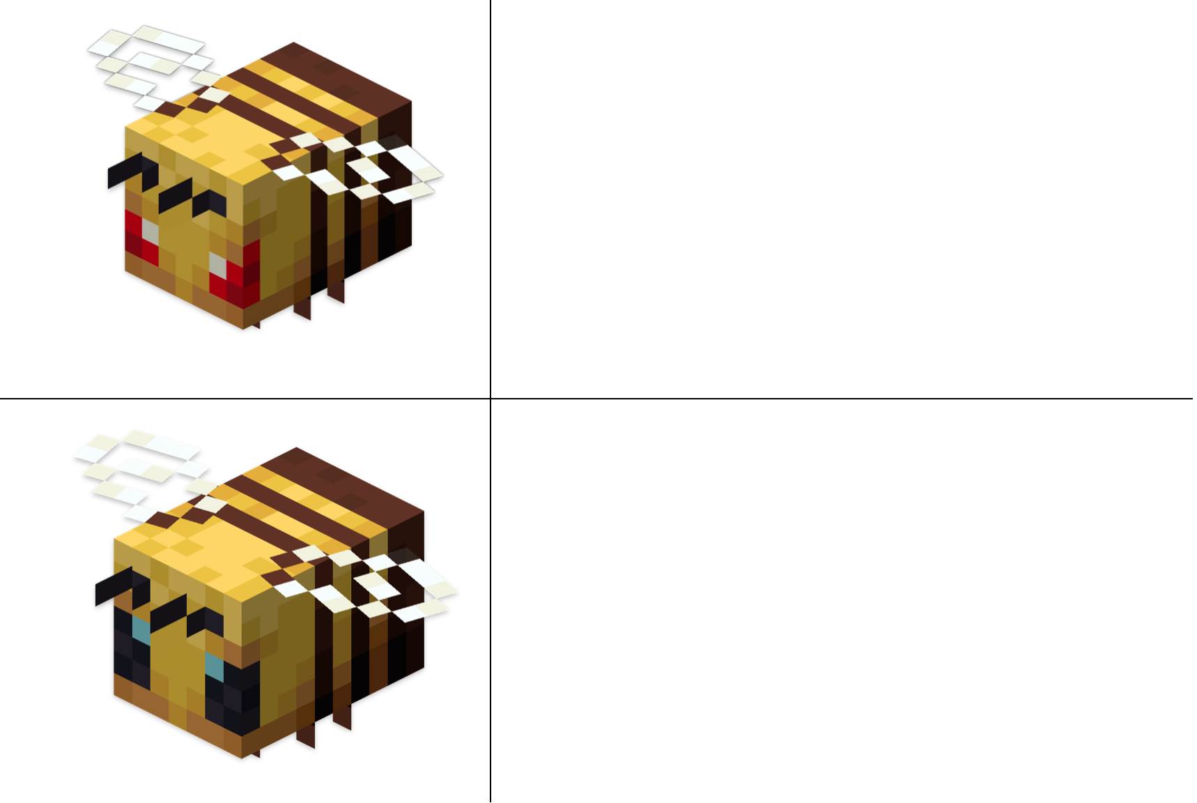 Minecraft Bee Drake Blank Meme Template