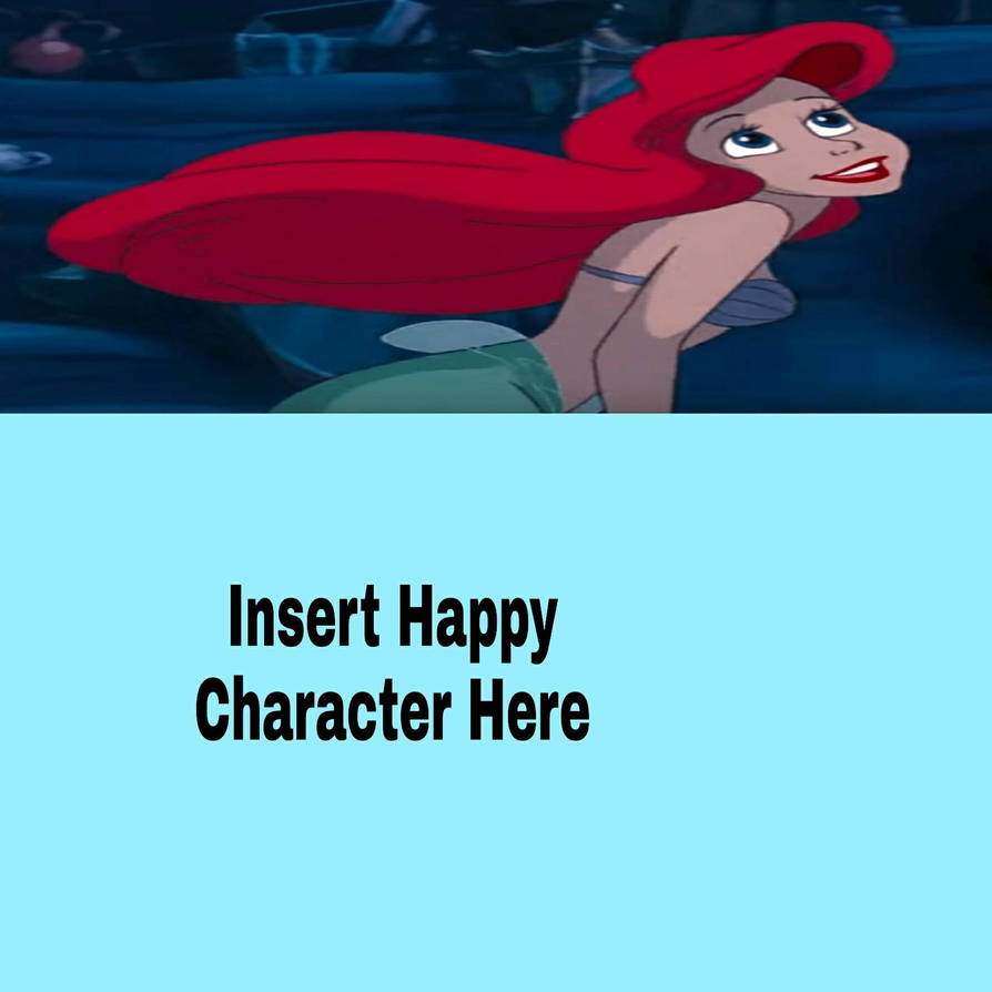 High Quality who loves ariel Blank Meme Template