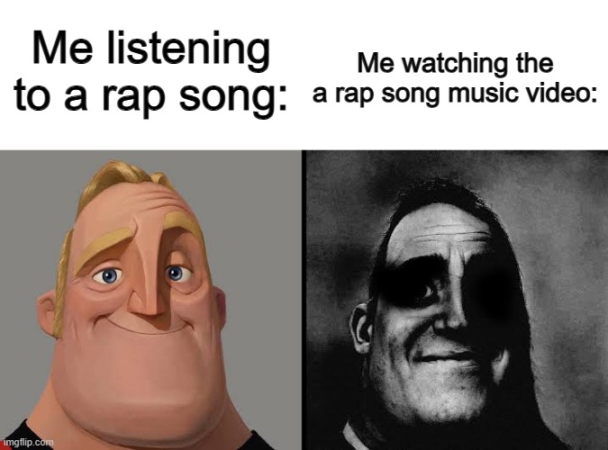 Music dark traumatized mr incredible Memes & GIFs - Imgflip