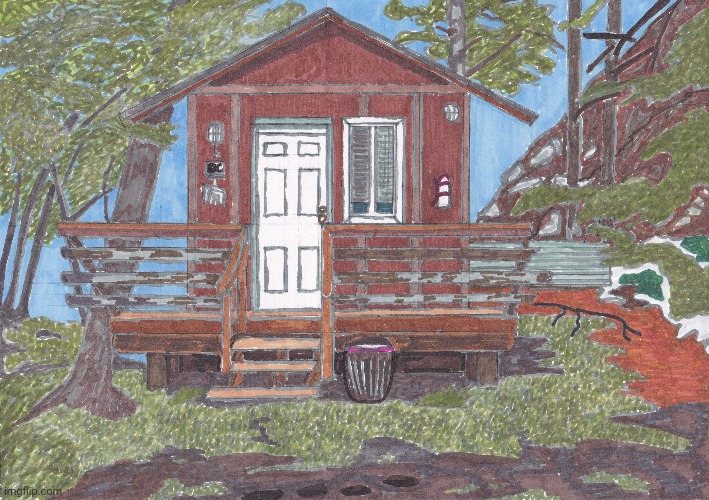-Whispering on the leaves' ears. | image tagged in foreigner,artist,drawing,landscape,cabin the the woods,king of the hill | made w/ Imgflip meme maker