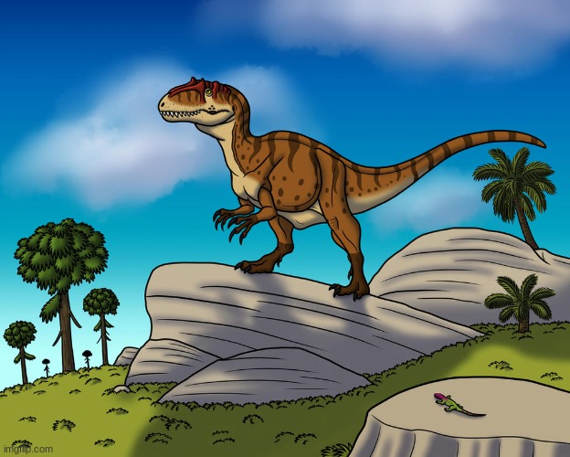 Lion of the Jurassic (Art by BrandonScottPilcher) | made w/ Imgflip meme maker