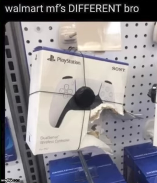 guy just ripped the PS5 out the box XD | image tagged in ps5,walmart,lmfao,funny,thief,memes | made w/ Imgflip meme maker