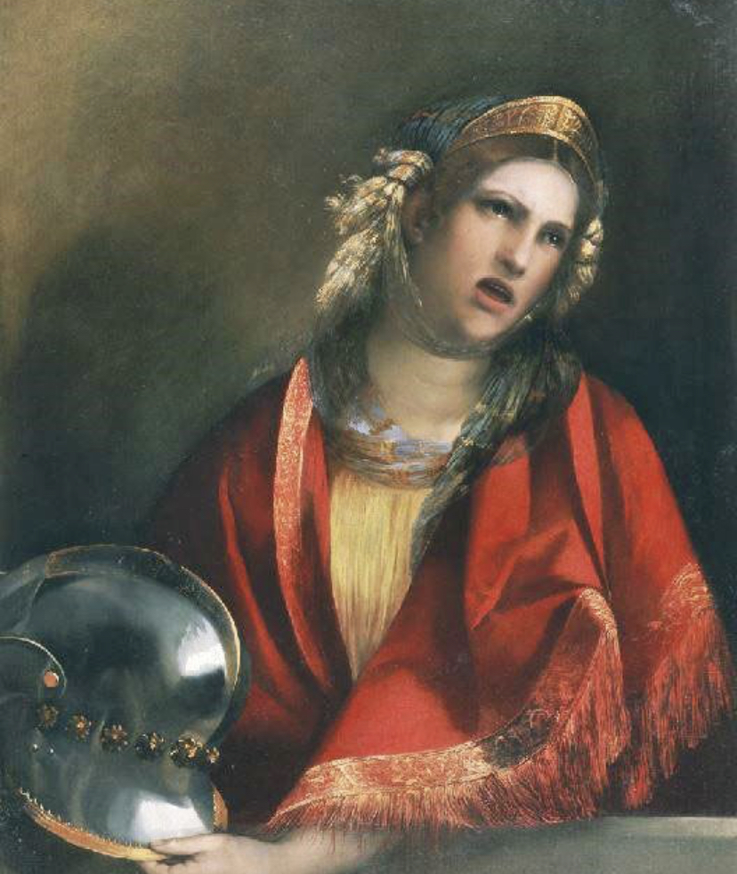 Sido crying over Aeneas Blank Meme Template