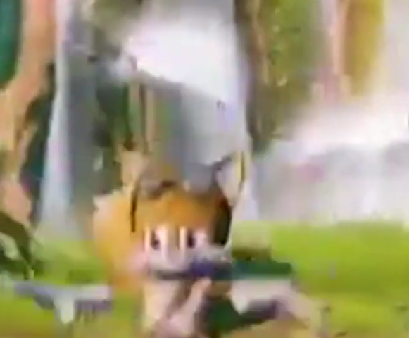 tails low quality t pose Blank Meme Template