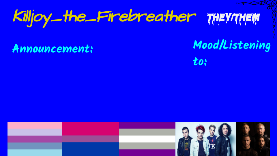 High Quality Killjoy_the _Firebreather's announcement Blank Meme Template