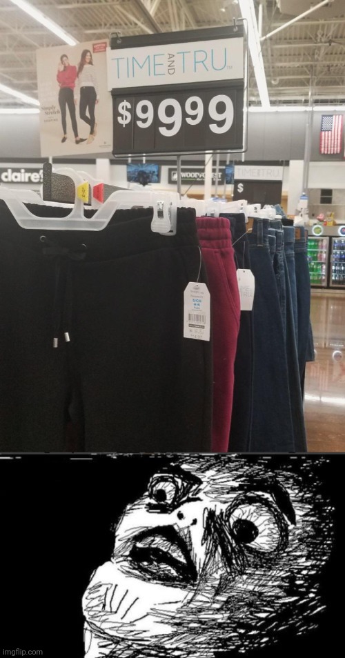 "$9999" | image tagged in memes,gasp rage face,you had one job,you had one job just the one,inflation,pants | made w/ Imgflip meme maker