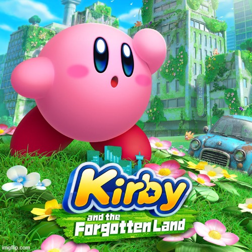Kirby and the Forgotten Land Box Art | image tagged in kirby and the forgotten land box art | made w/ Imgflip meme maker