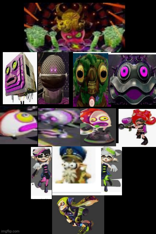 Splatoon antagony tower part 1 | image tagged in photoshop,splatoon | made w/ Imgflip meme maker