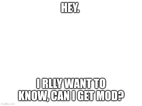 I feel like I've earned it  | HEY. I RLLY WANT TO KNOW, CAN I GET MOD? | image tagged in moderators | made w/ Imgflip meme maker
