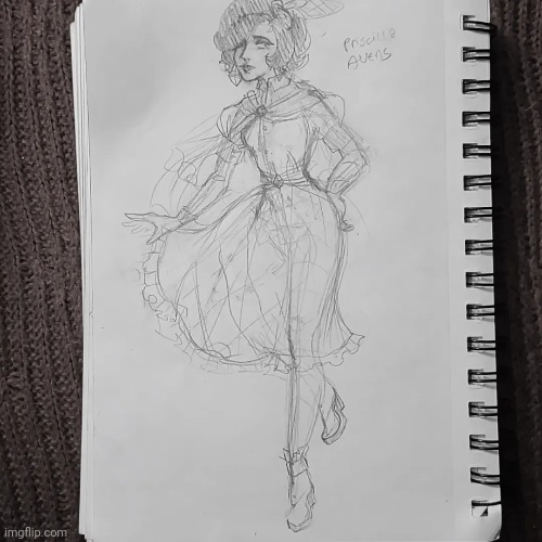 Prissy Avens | image tagged in drawing,art,oc | made w/ Imgflip meme maker