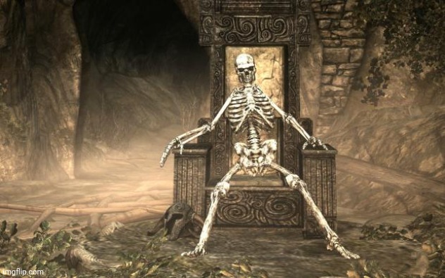 Skyrim Skele | image tagged in skyrim skele | made w/ Imgflip meme maker