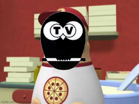 owl the pizza guys | image tagged in pizza guy higglytown heroes | made w/ Imgflip meme maker