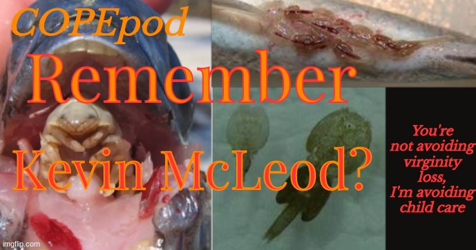 COPEpod's announcement template | Remember; Kevin McLeod? | image tagged in copepod's announcement template | made w/ Imgflip meme maker