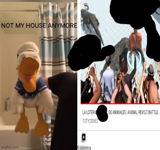 DoNaLdDuCc NOT MY HOUSE ANYMORE | image tagged in donaldducc not my house anymore | made w/ Imgflip meme maker