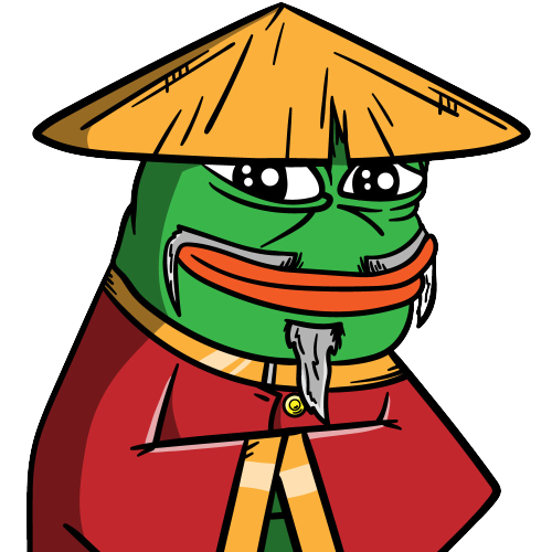 High Quality chinese Pepe Blank Meme Template