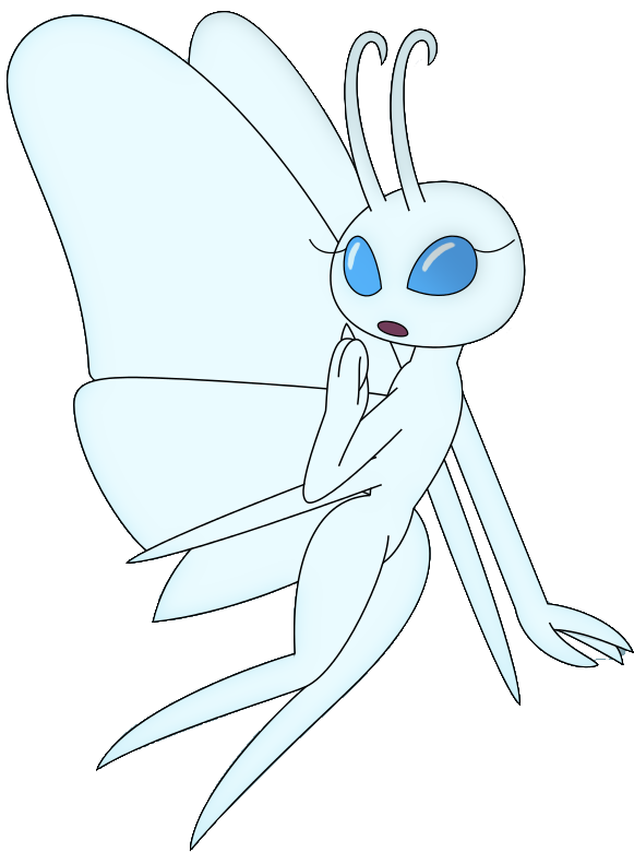 Hawkmoth's White Fairy (Female) Blank Meme Template