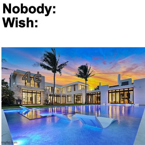 wish be like | Nobody:

Wish:; 4¢ | image tagged in wish | made w/ Imgflip meme maker