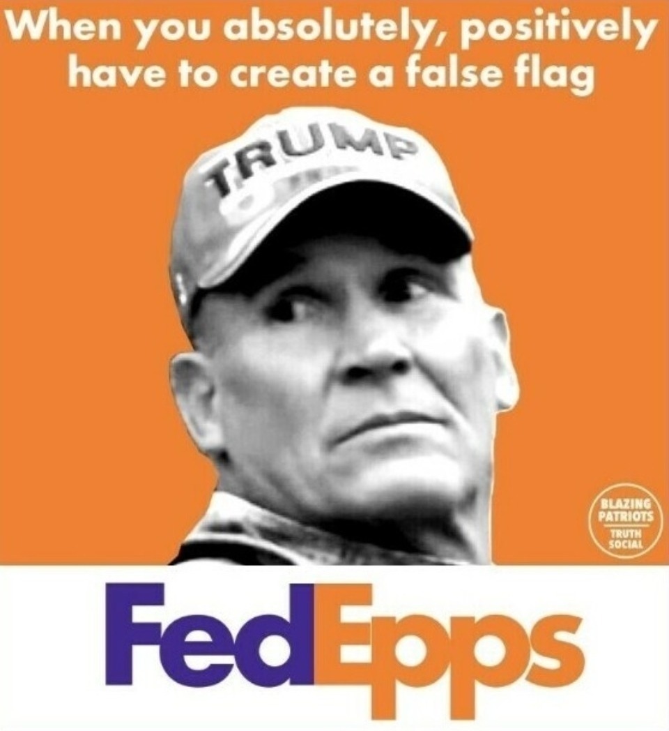 FedEpps | image tagged in ray epps,false flag,fedex,fed boi,unamerican pos,shitpost | made w/ Imgflip meme maker