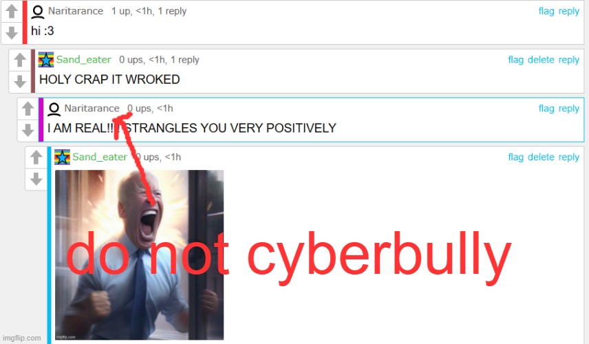 do not cyberbully | made w/ Imgflip meme maker