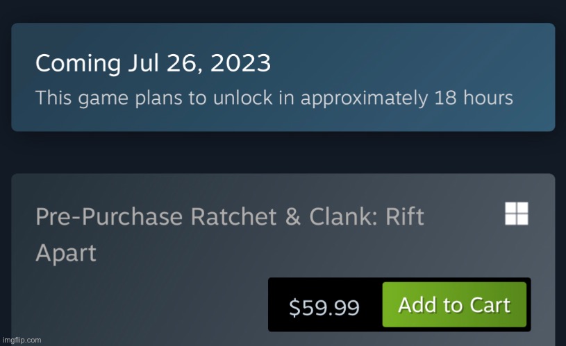 Ratchet and Clank is coming to Steam and idk why I’m hyped | made w/ Imgflip meme maker