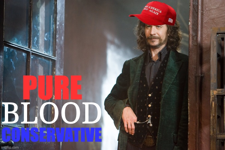 PURE BLOOD CONSERVATIVE | made w/ Imgflip meme maker