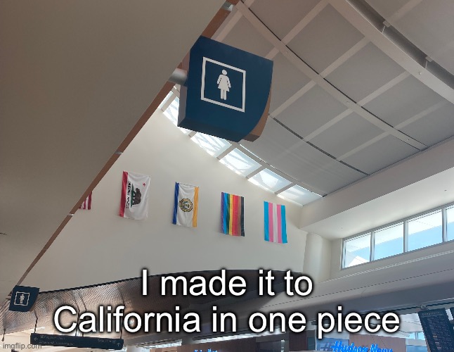 I made it to California in one piece | made w/ Imgflip meme maker