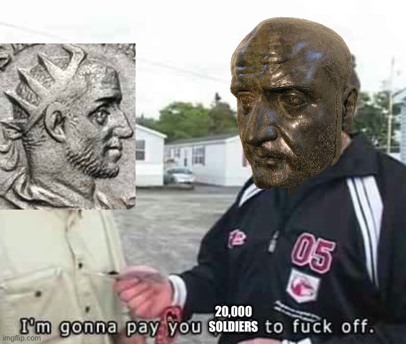 Trailer park | 20,000 SOLDIERS | image tagged in trailer park | made w/ Imgflip meme maker