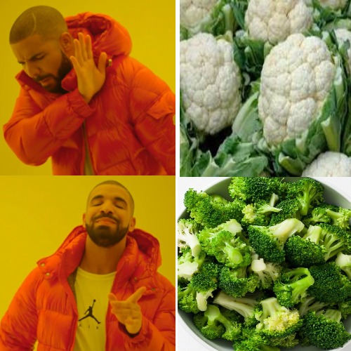 veggies | image tagged in memes,drake hotline bling | made w/ Imgflip meme maker