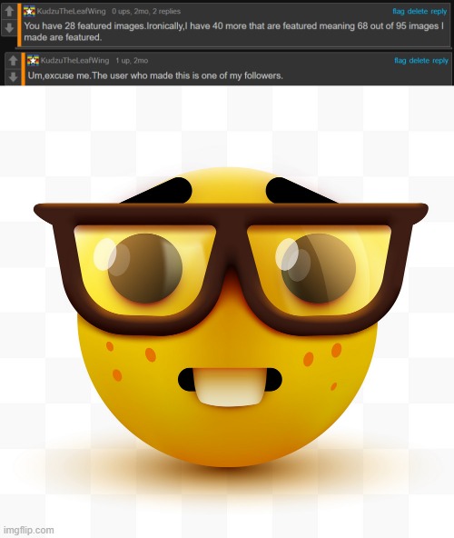 nerd alert | image tagged in nerd emoji | made w/ Imgflip meme maker