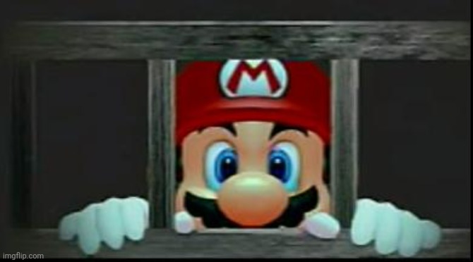 Mario In Jail | image tagged in mario in jail | made w/ Imgflip meme maker