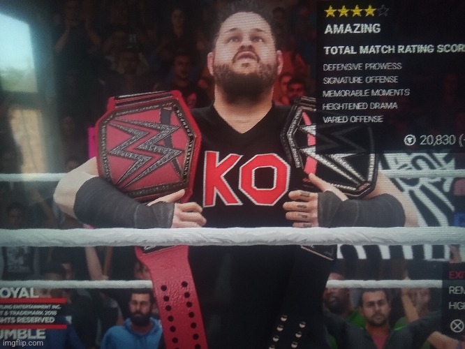 Was Doing A Universe Mode Then This Happened | image tagged in wwe | made w/ Imgflip meme maker