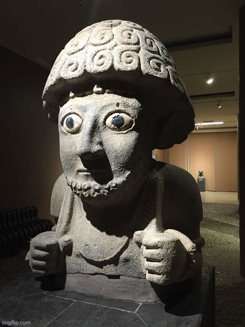 Hittite statue | image tagged in hittite statue | made w/ Imgflip meme maker