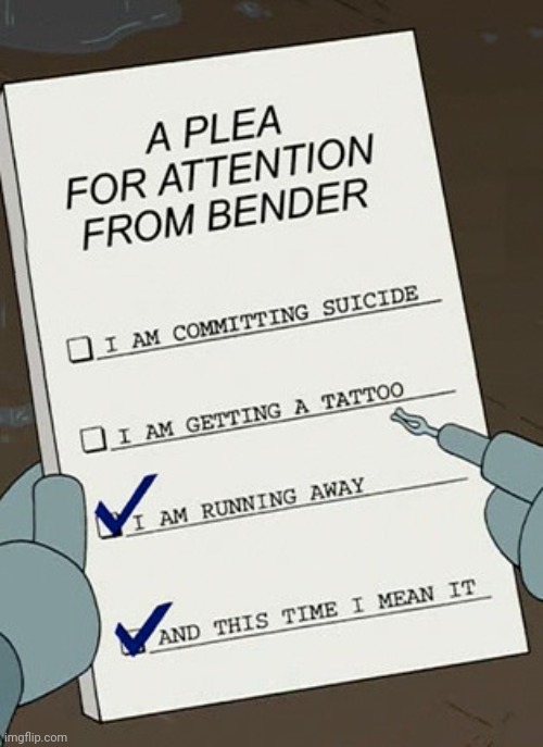 And this time I mean it | image tagged in futurama | made w/ Imgflip meme maker