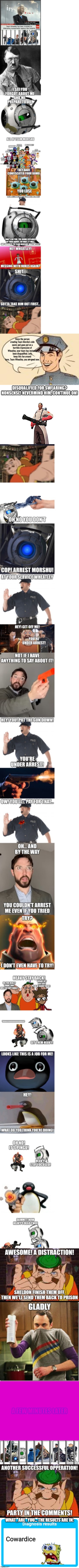 what_are_you is a coward | WHAT_ARE_YOU... THE RESULTS ARE IN: | made w/ Imgflip meme maker