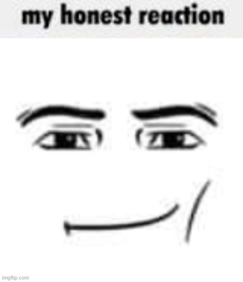 Post above | image tagged in my honest reaction | made w/ Imgflip meme maker