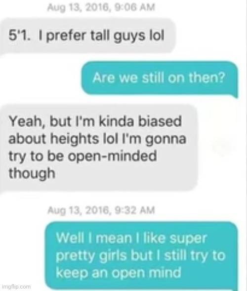 #2,875 | image tagged in insults,roasted,height,girls,pretty,texts | made w/ Imgflip meme maker