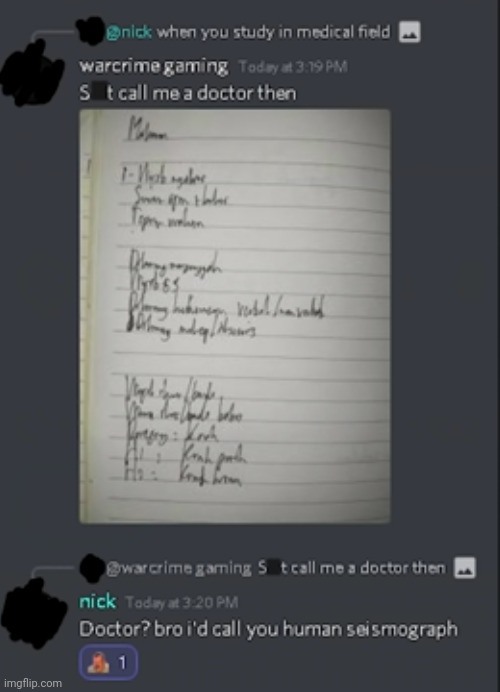 #2,881 | image tagged in insults,roasted,handwriting,doctor,funny,true | made w/ Imgflip meme maker