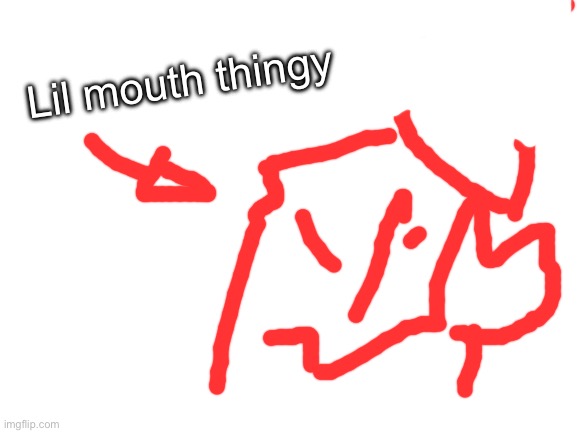Blank White Template | Lil mouth thingy | image tagged in blank white template | made w/ Imgflip meme maker