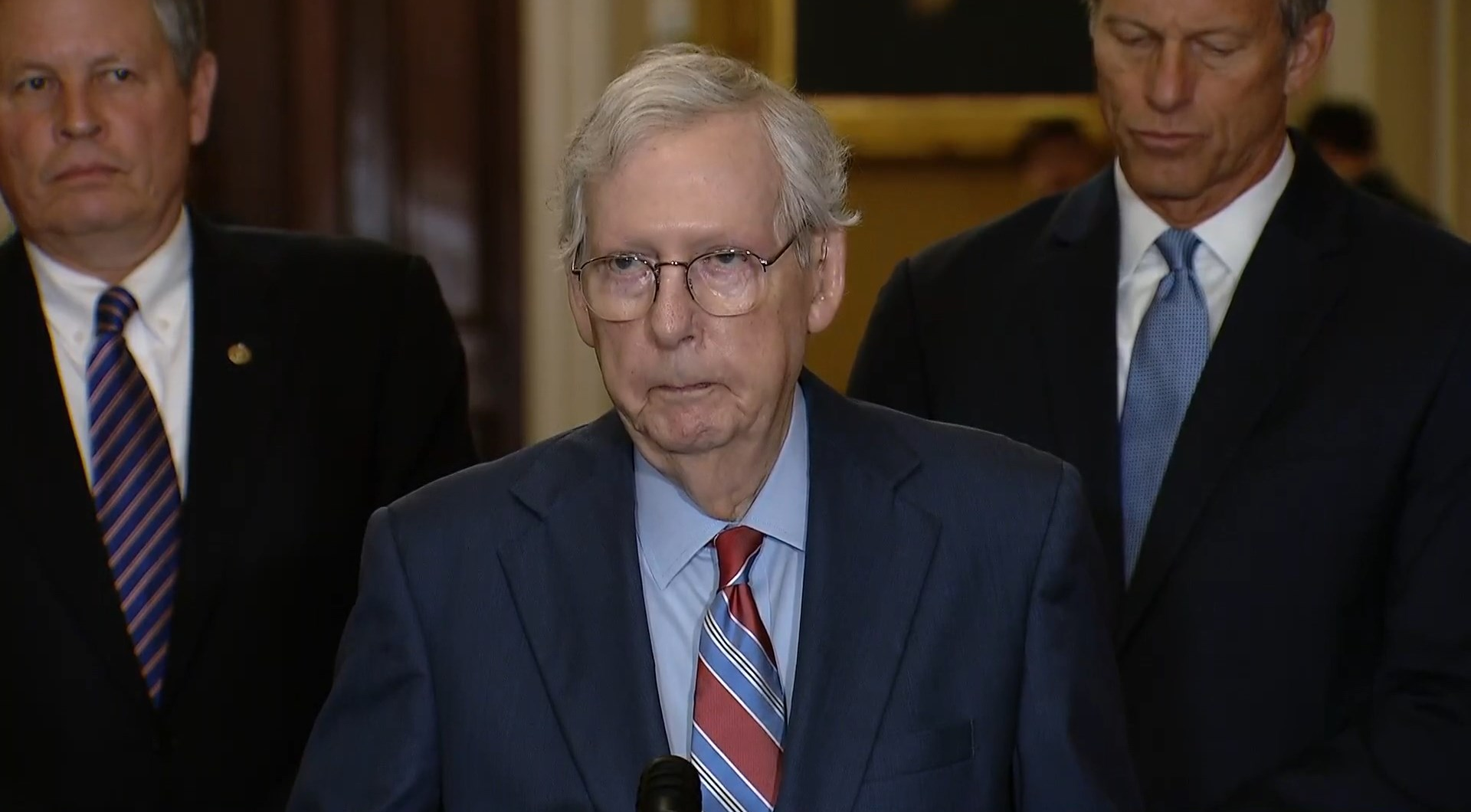 High Quality Mitch McConnell having a moment Blank Meme Template