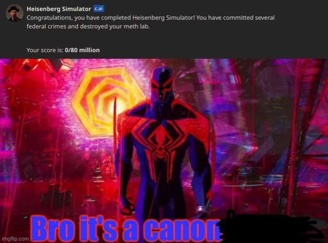 Bro it's a canon event | image tagged in it's a canon event bro | made w/ Imgflip meme maker