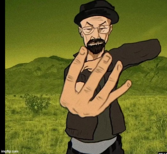 pic goes hard (posting here since I can't post in MSMG yet) | image tagged in heisenberg 4 | made w/ Imgflip meme maker