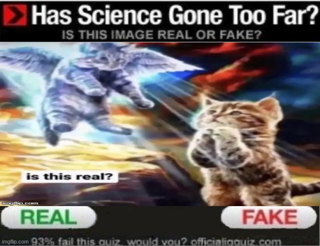 Has science gon to far? | image tagged in has science gon to far | made w/ Imgflip meme maker